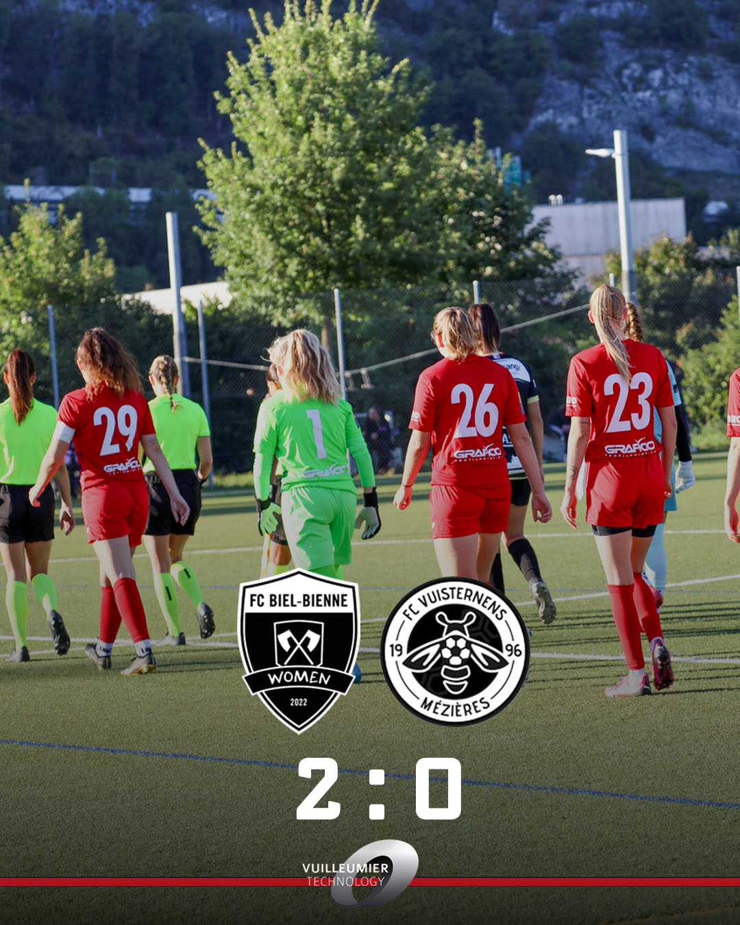 Matchbericht FC Biel-Bienne Women vs FC Vuisternens/Mézières