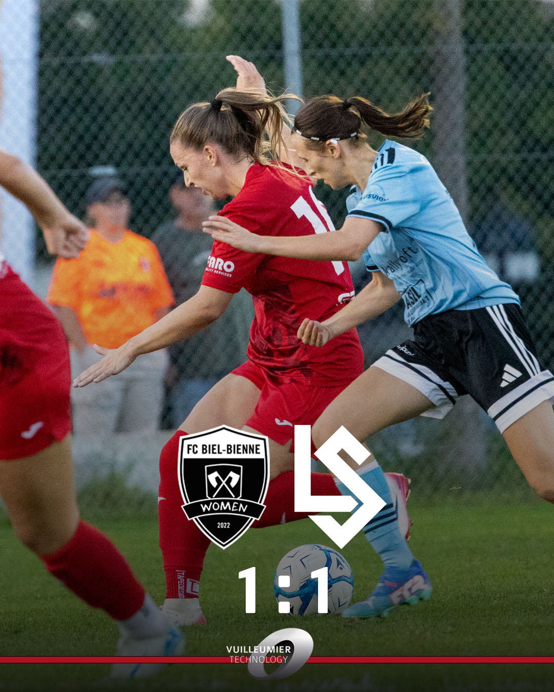 Matchbericht FC Biel-Bienne Women vs FC Lausanne-Sport