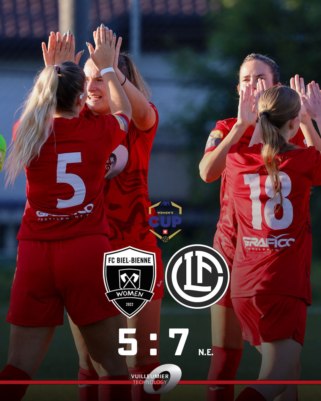 Matchbericht AXA Women&#039;s Cup - FC Biel-Bienne Women vs FC Lugano