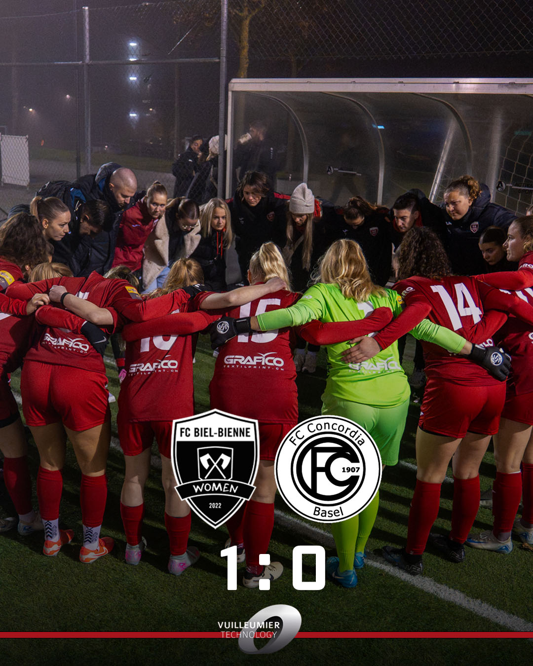 Compte rendu du match FC Biel-Bienne Women vs Concordia Basel