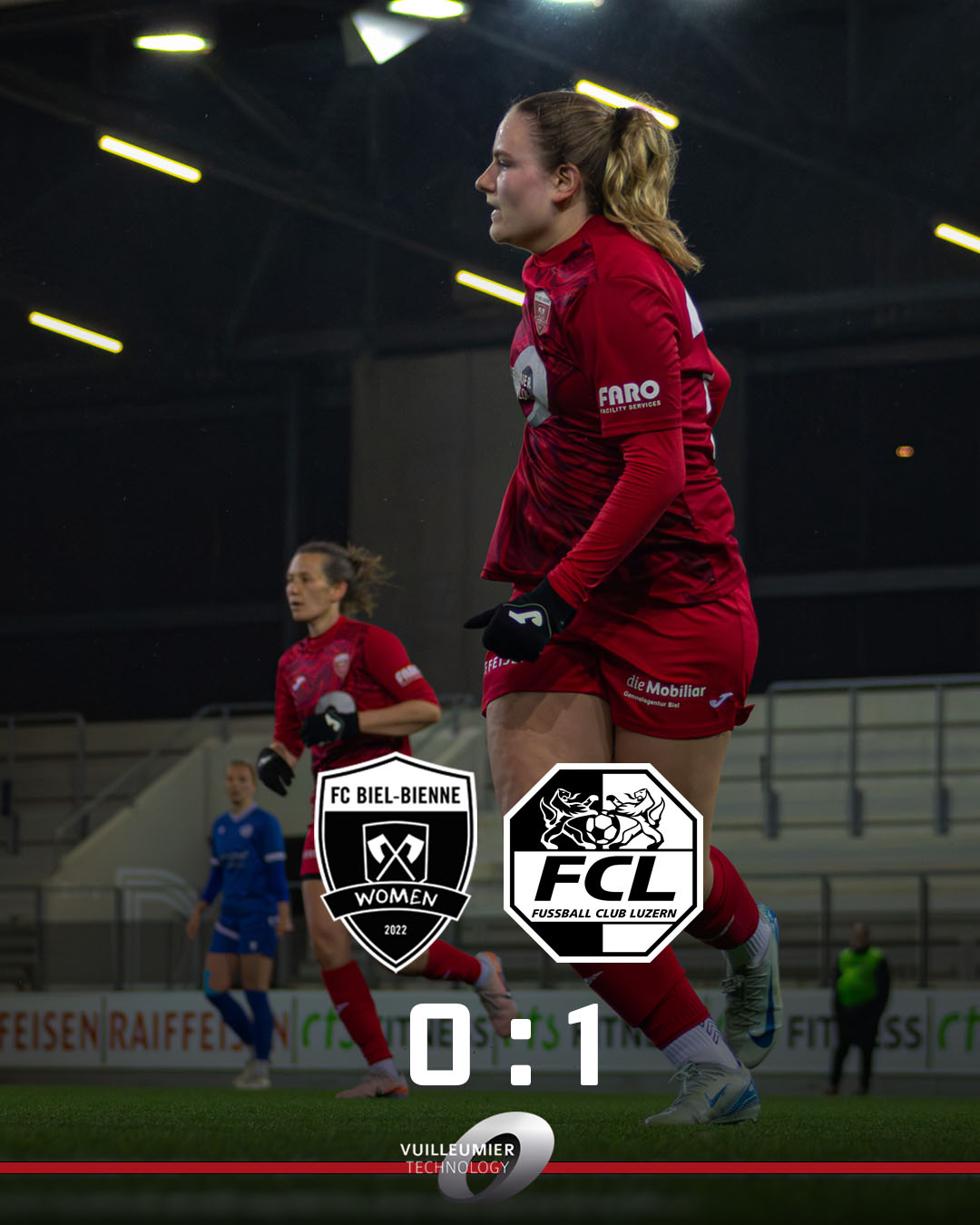 Compte rendu du match FC Biel-Bienne Women vs FC Luzern Frauen
