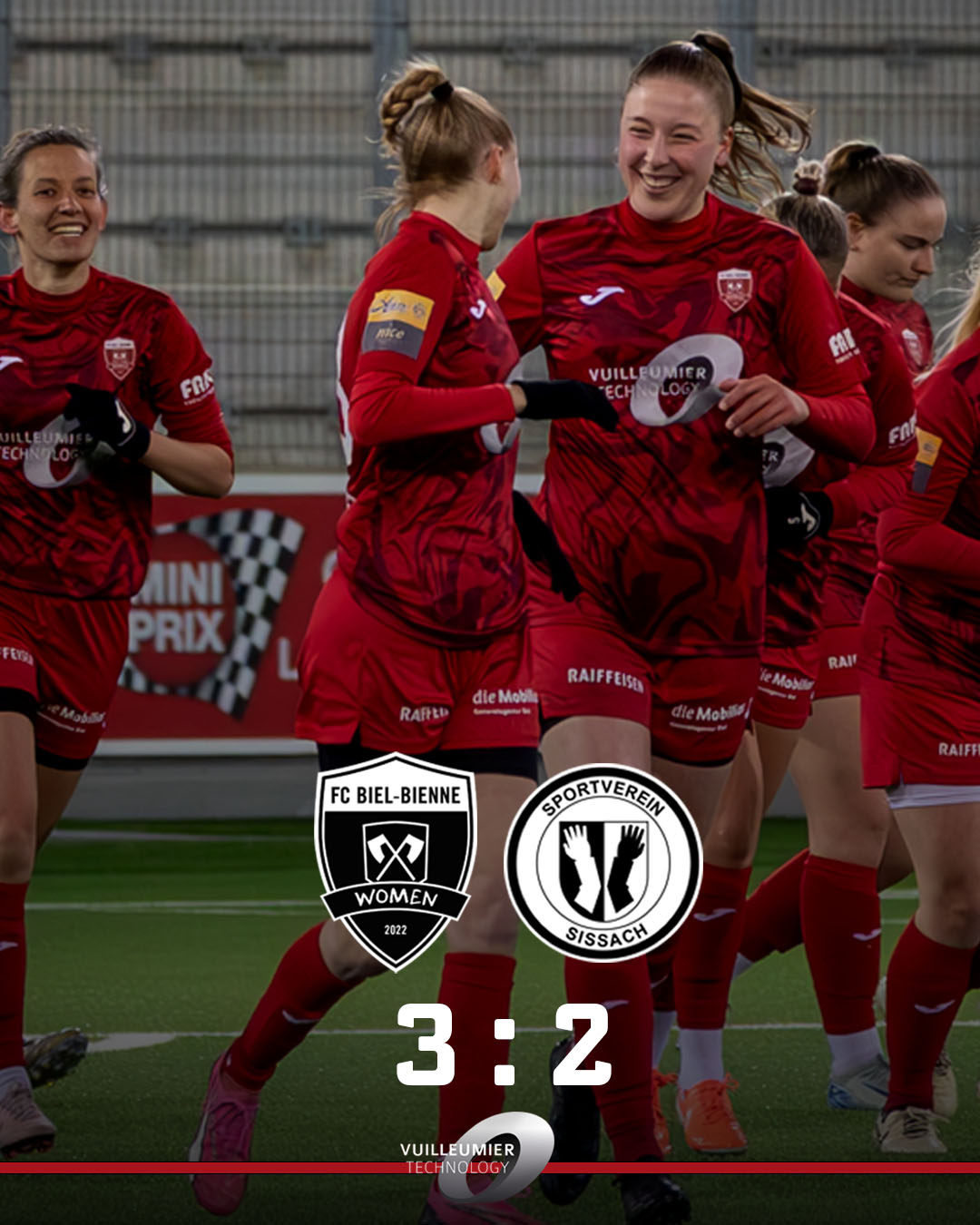 Compte rendu du match FC Biel-Bienne Women vs SV Sissach